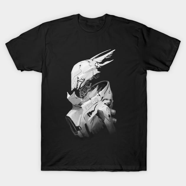 White Fox T-Shirt by foxmechapilot